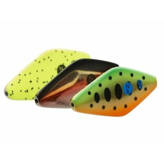 DAM plandavka Pro Trout Inline Spoon Green/Orange Smolt UV 3cm 2,8gr