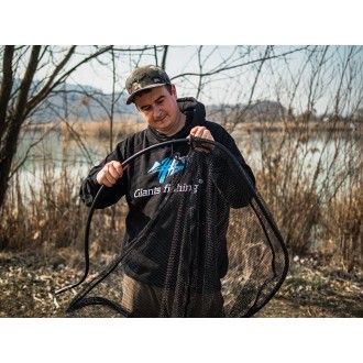 Giants fishing Náhradní síťka na podběrák Deluxe Landing Net Rubber Medium 70x60cm