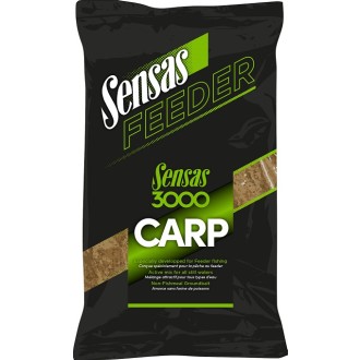 Krmení Sensas 3000 Feeder Carp (kapr) 1kg