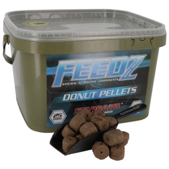 Starbaits Feedz Donuts pelety s dírou 4,5kg 10mm
