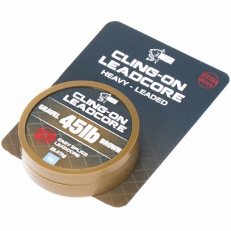 Nash Olověná šňůra Cling-On Leadcore Gravel Brown 20,41kg ( 45lb ) 7m