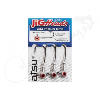 Kamatsu jigová hlavička 3D Holo 10gr 2/0h 3ks