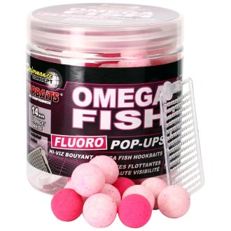 Starbaits plovoucí boilies Fluo Omega Fish 20mm 80g