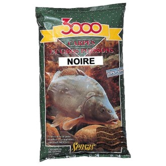 Krmení SENSAS 3000 Carpes Noir (kapr černý zima) 1kg