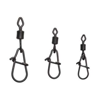 DAM karabinka s obratlíkem Egg Snap Swivel 10ks