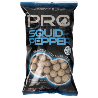 Starbaits boilies Probiotic Squid & Pepper 1kg 20mm