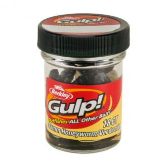 Vosí larva Berkley Gulp Honey Worm 3,3cm Black 18ks