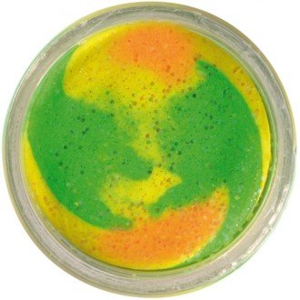 Berkley těsto na pstruhy duhová glitter česnek 50gr