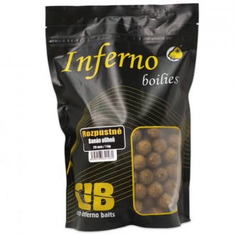 Carp Inferno rozpustné boilies Nutra Line 20mm 1kg Banán / Oliheň