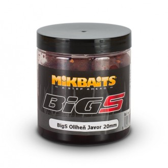 Mikbaits boilies v dipu Oliheň Javor 20mm 250ml