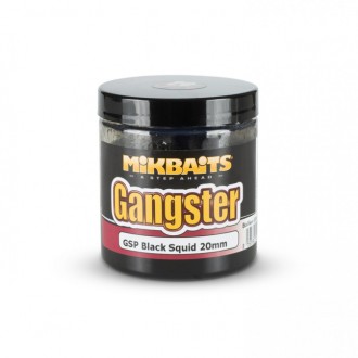 Mikbaits Gangster boilie v dipu 250ml GSP Black Squid 20mm