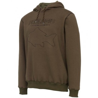 Prologic mikina Mega Fish Hoodie Army Green