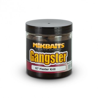 Mikbaits Gangster boilie v dipu 250ml G7 Master Krill 20mm
