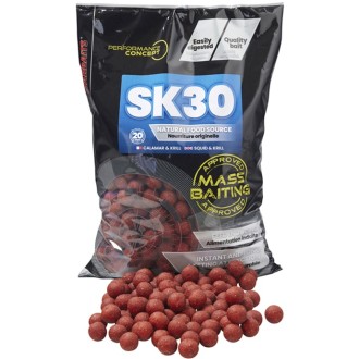 Starbaits Mass Baiting boilies SK30 3kg 20mm