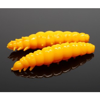 Libra Lures Larva Dark Yellow 008 ( sýr ) 35mm 12ks
