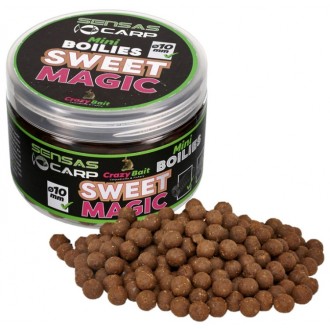 Sensas mini boilies Crazy Sweet Magic (ryba) 10mm 80g
