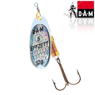 Rotační třpytka DAM Effzett Nature 2 stříbrný glitter