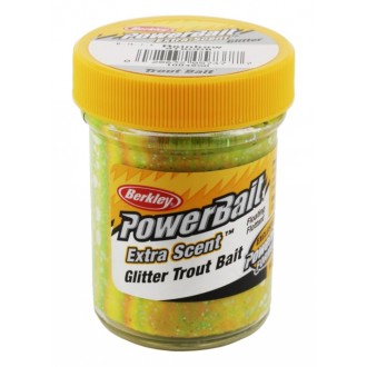 Berkley těsto na pstruhy duhová glitter česnek 50gr