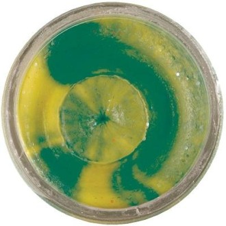 Berkley těsto na pstruhy fluo žlutozelená glitter 50gr