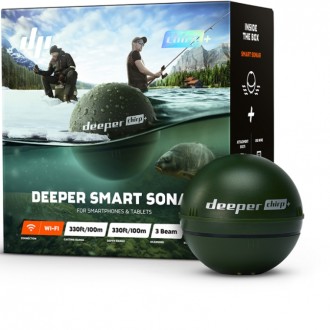 Deeper nahazovací sonar Fishfinder Chirp+