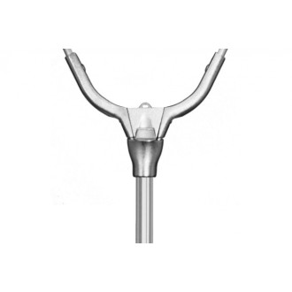 Podběrák Delphin kovový střed pogumovaná síťka 70x70cm 250cm