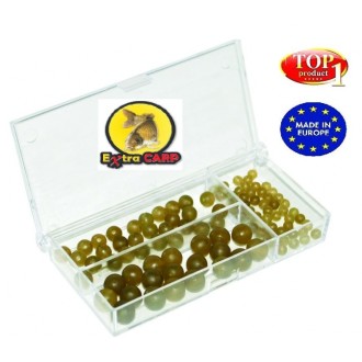 Set Gumových Korálků Extra Carp Rubber Beads Set 100 ks
