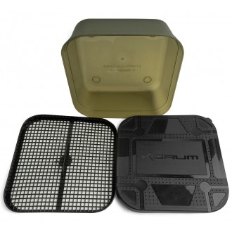 Korum miska se sítem Maggot Tub and Riddle 1,2 l