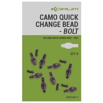Korum rychlovýměnné korálky Camo Quick Change Bead Bolt 8ks