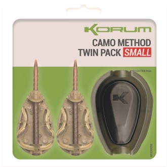 Korum set krmítek a formičky Camo Method Twin Pack