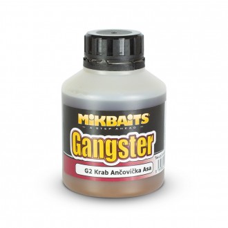 Mikbaits Booster Gangster G2 Ančovička&Krab&Asa 250ml
