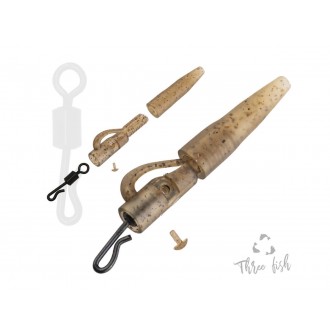 ZFISH závěska Lead Clip Set & Tail Rubber + QC